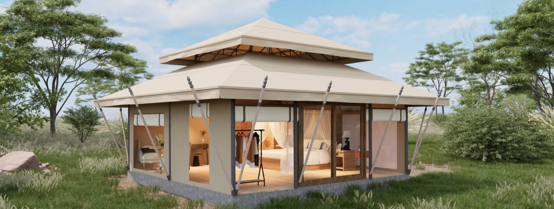 荆州区户外野奢帐篷